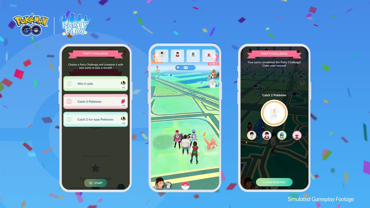 Party Challenges in Pokemon GO